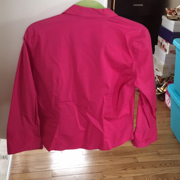 Pink Button Down Top - Picture 2 of 2